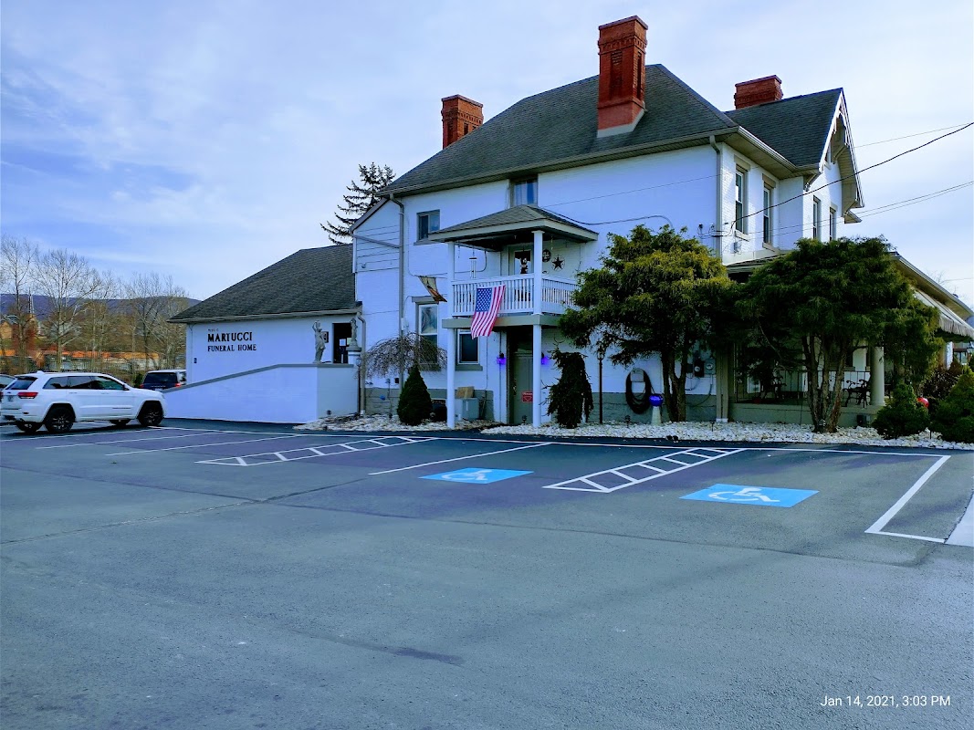 Vito C. Martucci Funeral Home building in Connellsville, Pennsylvania