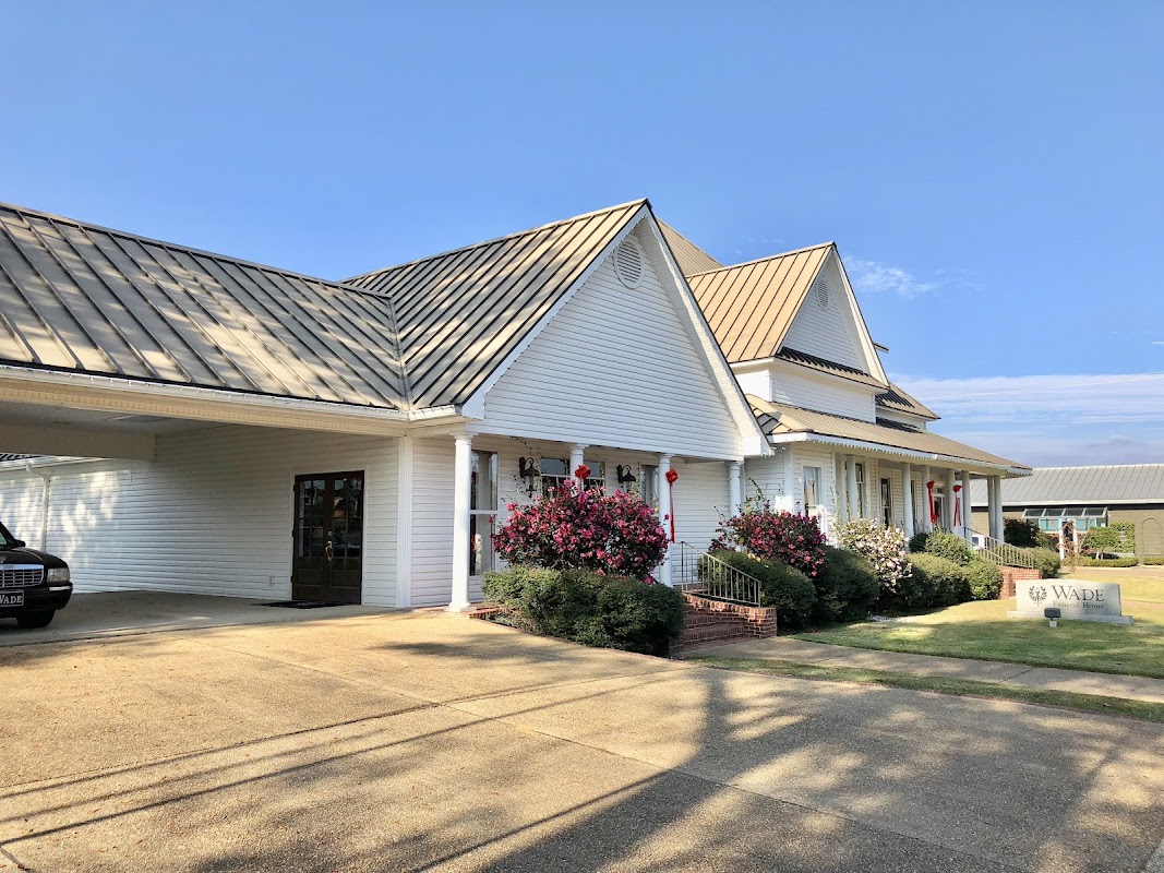 Wade-Nowell Funeral Home building in Collins, Mississippi