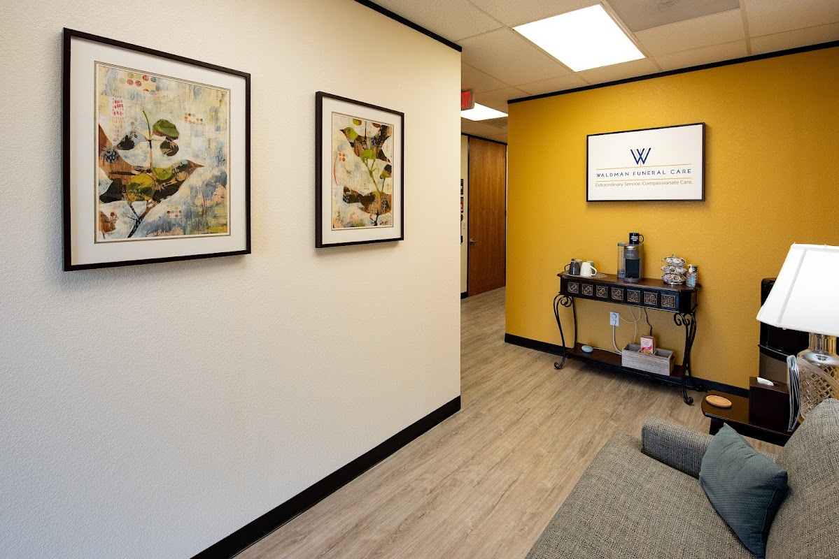 Waldman Funeral Care building in Houston, Texas