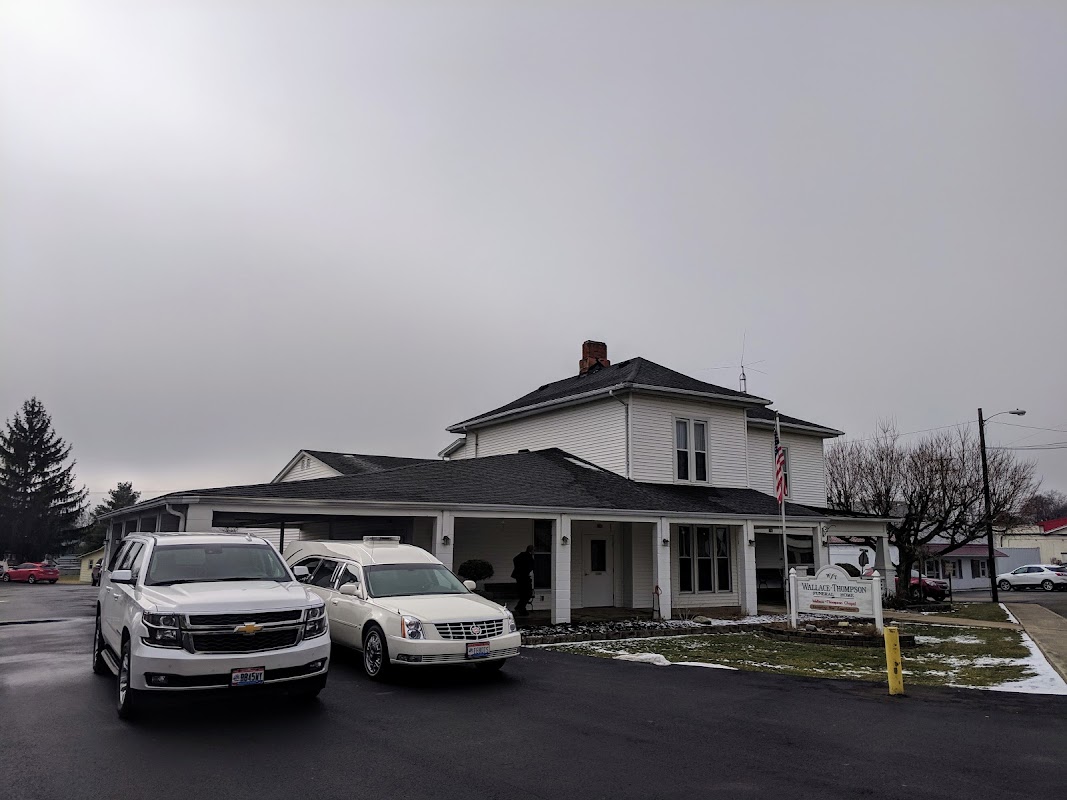 Wallace-Thompson Funeral Home building in Peebles, Ohio