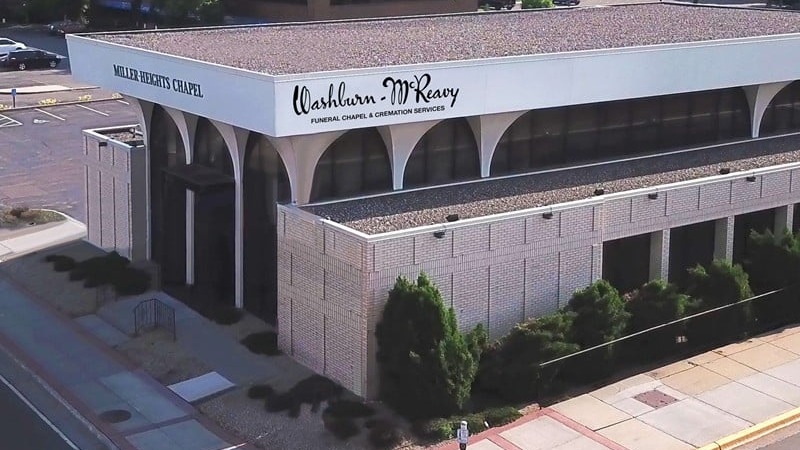 Washburn-McReavy Funeral Chapels - Miller Heights Chapel building in Columbia Heights, Minnesota