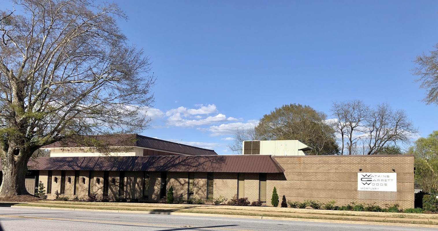 Watkins Garrett & Woods Mortuary building in Greenville, South Carolina