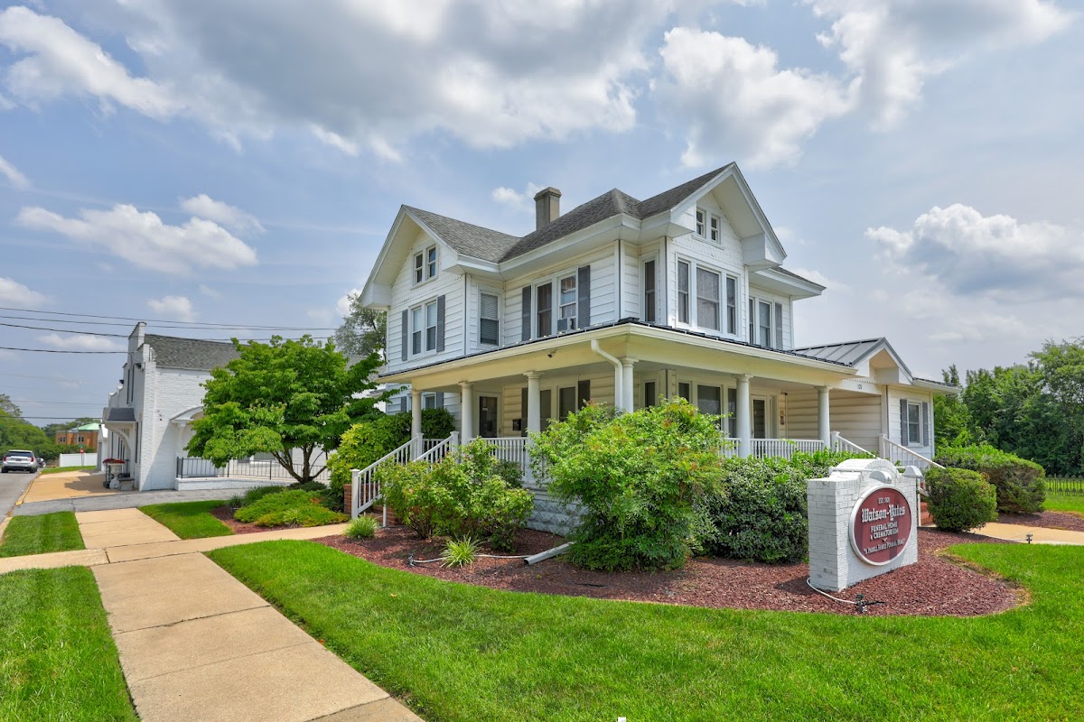 Watson-Yates Funeral Home building in Seaford, Delaware