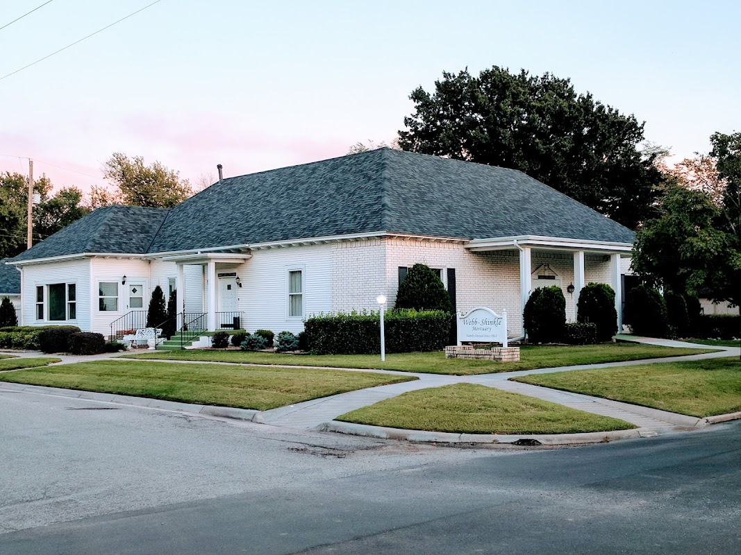 Webb-Shinkle Mortuary building in Clearwater, Kansas