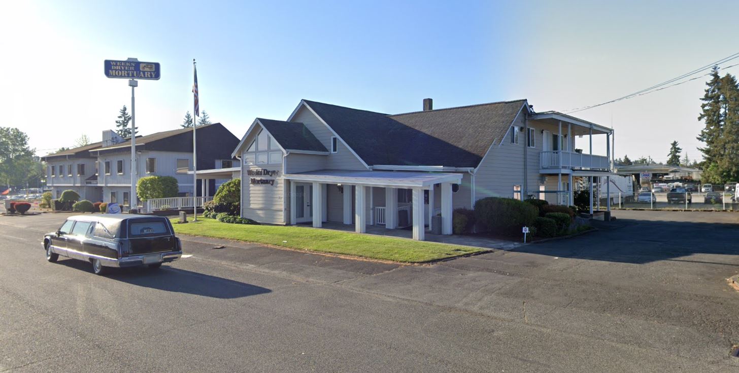 Weeks-Dryer Mortuary building in Tacoma, Washington