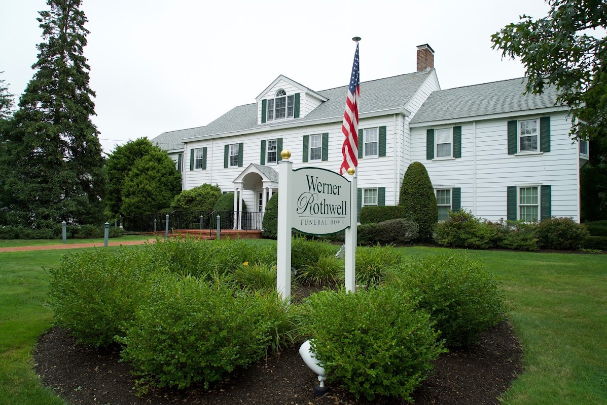 Werner-Rothwell Funeral Home building in W Hampton Beach, New York