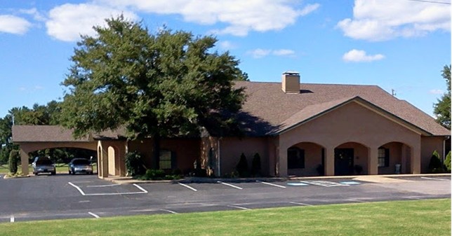 Westbrook Funeral Home building in Beebe, Arkansas