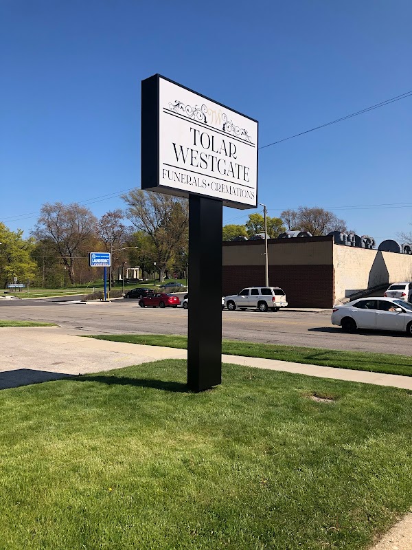 Westgate Funeral Home building in Waukegan, Illinois