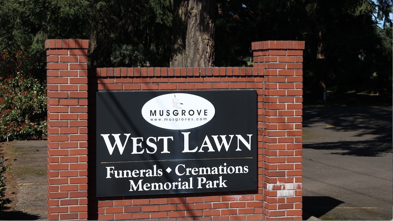 Westlawn Memorial Park & Funeral Home building in Eugene, Oregon