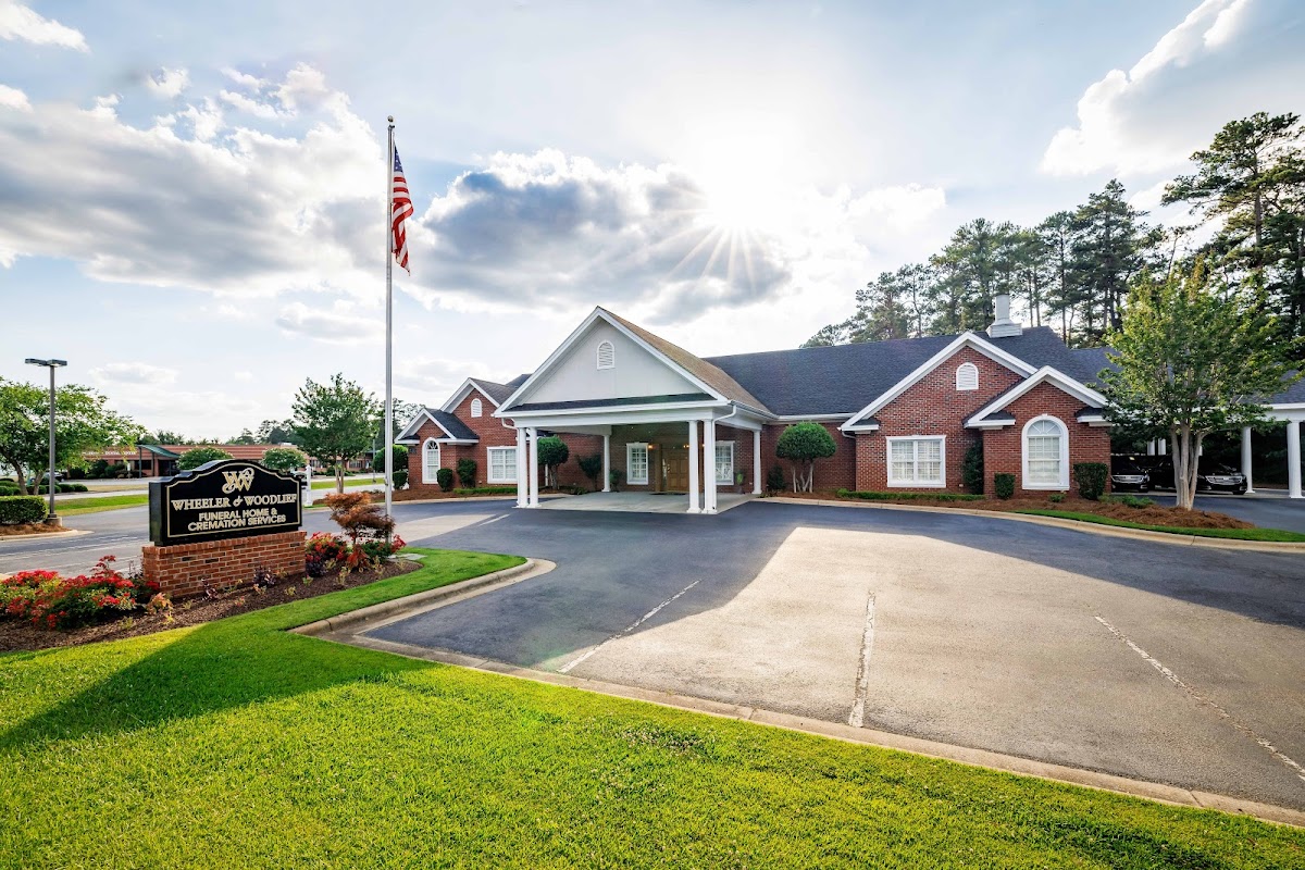 Wheeler & Woodlief Funeral Home building in Rocky Mount, North Carolina