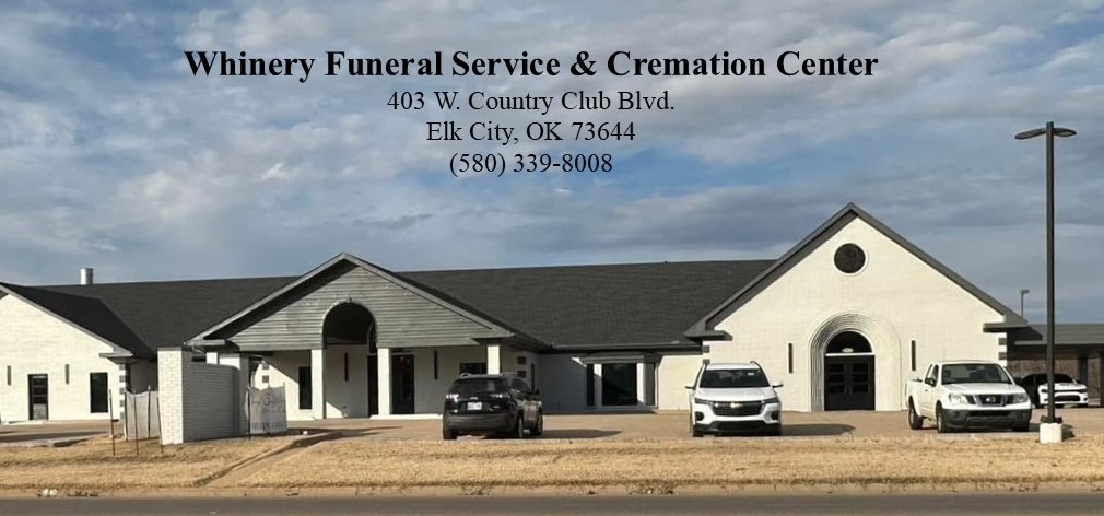 Whinery-Savage Funeral Service building in Elk City, Oklahoma