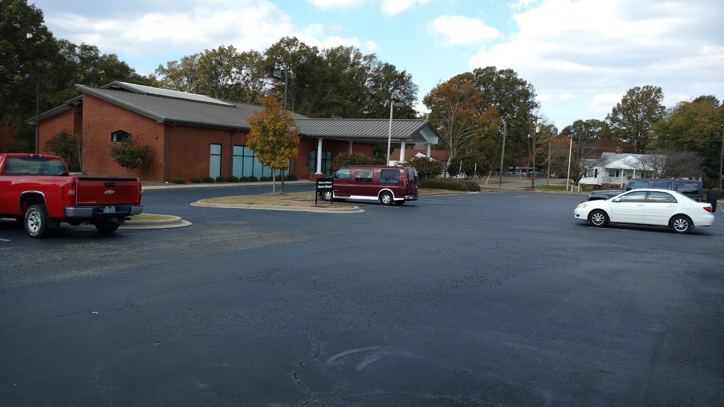 Whitfield & Whitley Funeral Home building in Washington, North Carolina