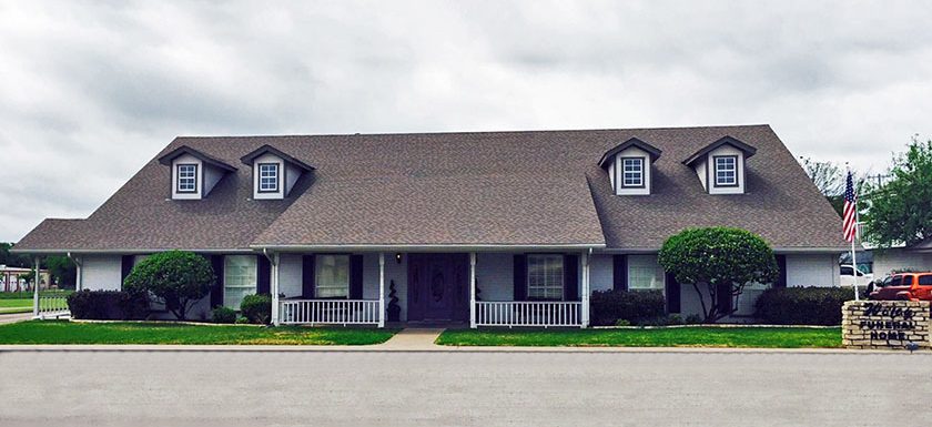Wiley Funeral Home building in Glen Rose, Texas