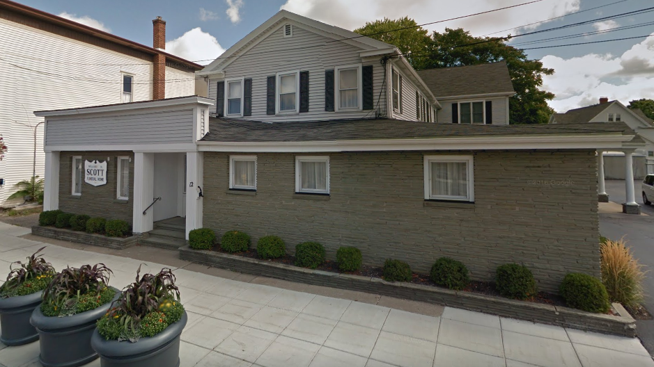 Willard H Scott Funeral Home Inc building in Webster, New York
