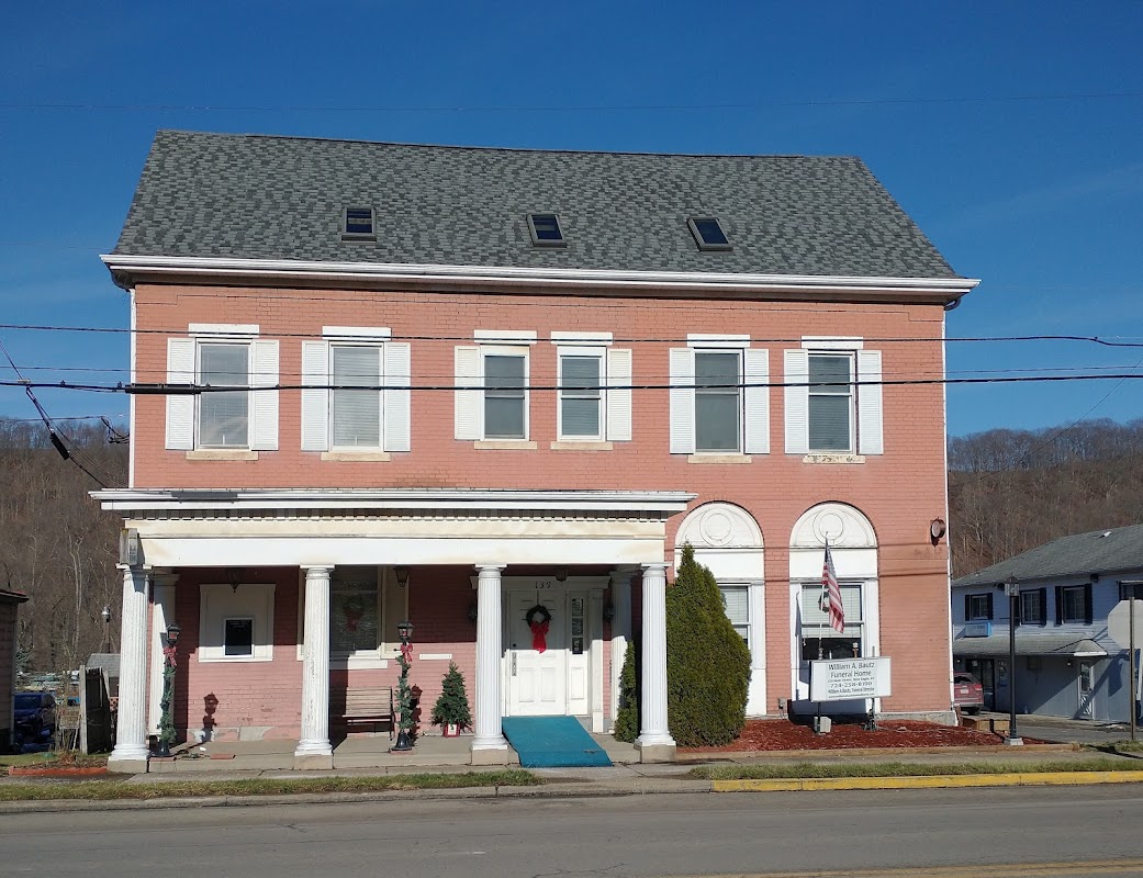 William A. Bautz Funeral Home building in New Eagle, Pennsylvania