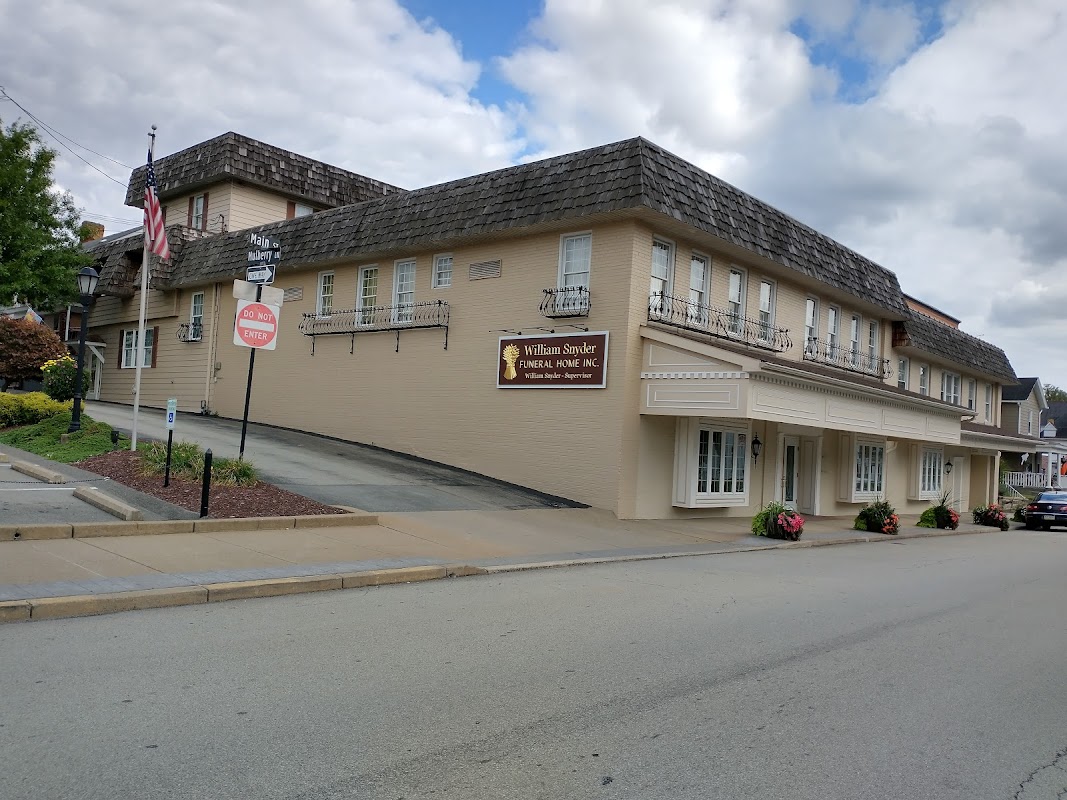 William Snyder Funeral Home building in Irwin, Pennsylvania