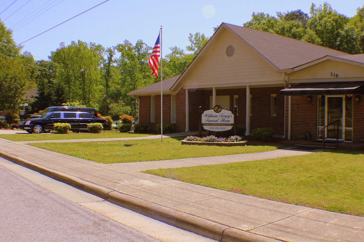 William Toney's Funeral Home building in Zebulon, North Carolina