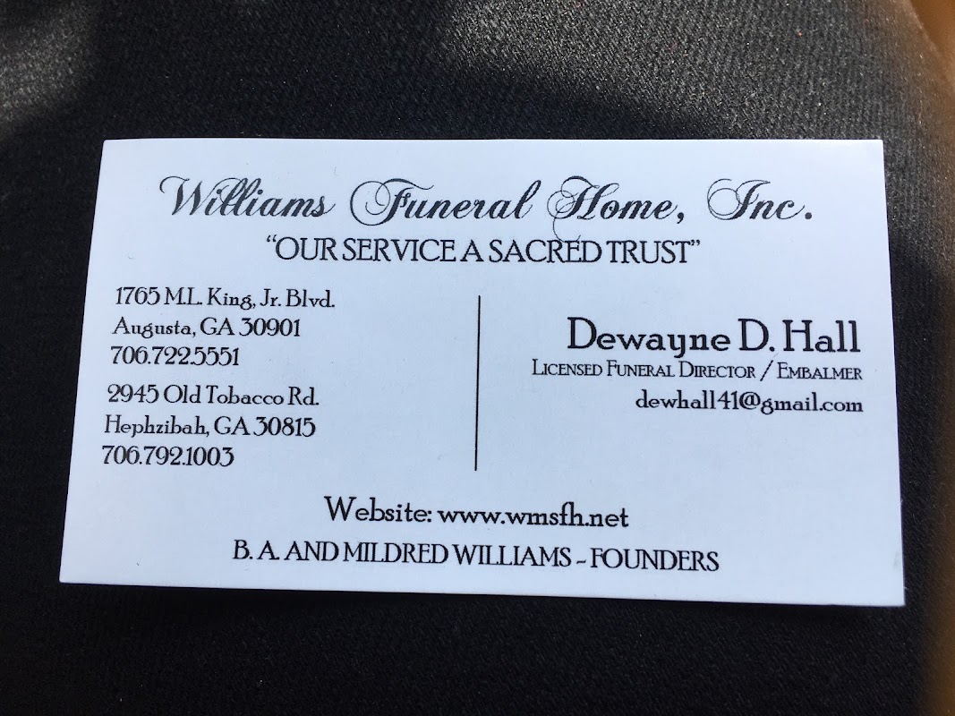 Williams Funeral Home - Augusta building in Augusta, Georgia