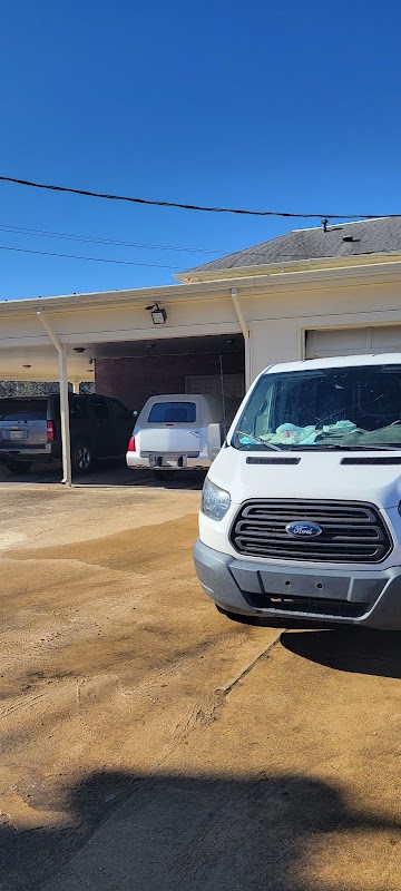 Wilson & Knight Funeral Home building in Greenwood, Mississippi
