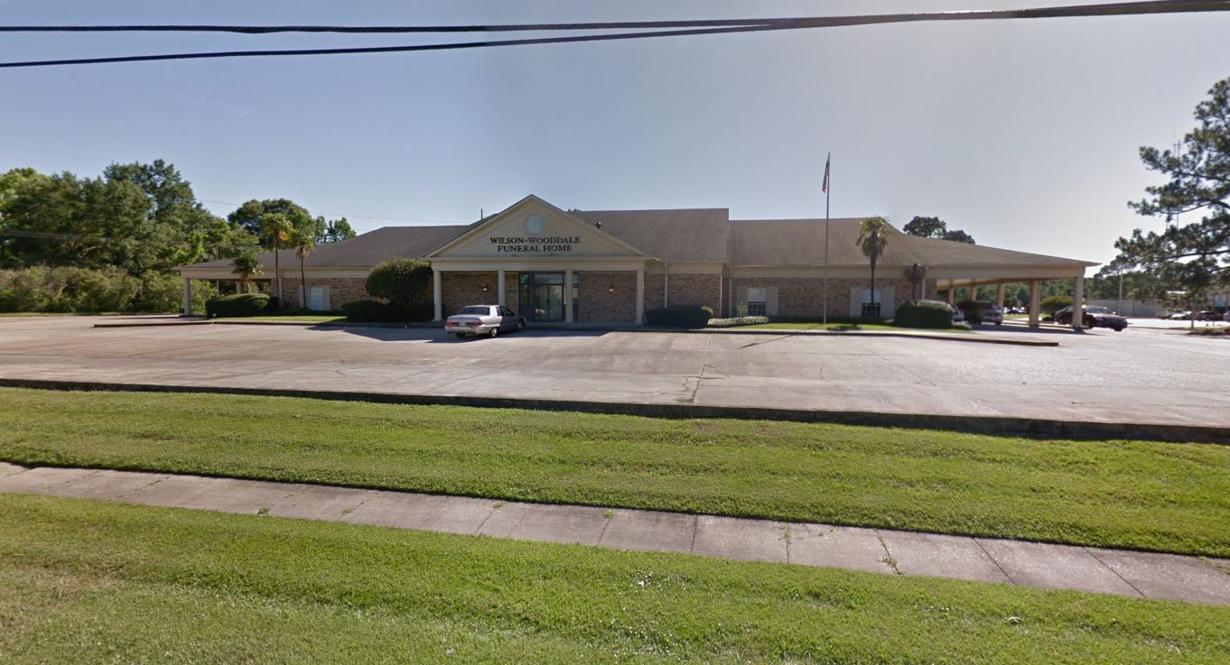 Wilson-Wooddale Funeral Home & Cremation Services building in Baton Rouge, Louisiana