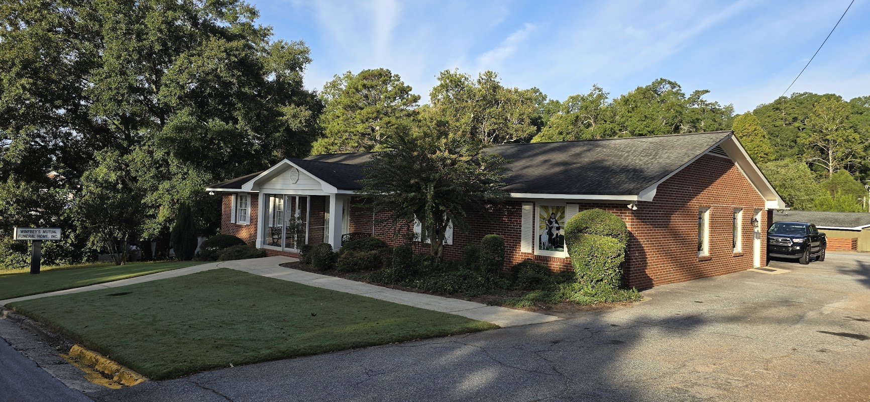 Winfrey's Mutual Funeral Home building in Athens, Georgia