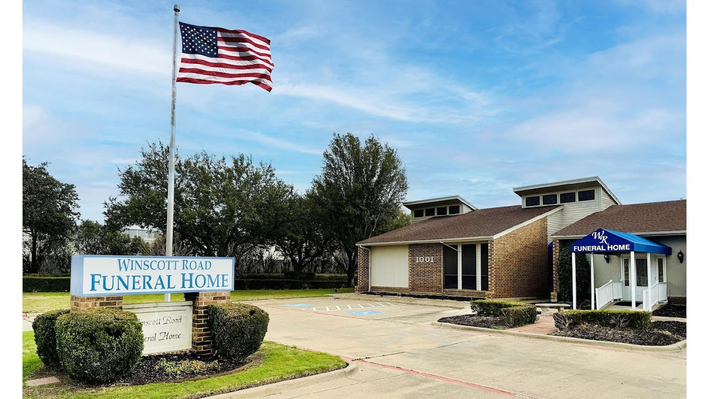 Winscott Road Funeral Home & Cremation Services building in Benbrook, Texas