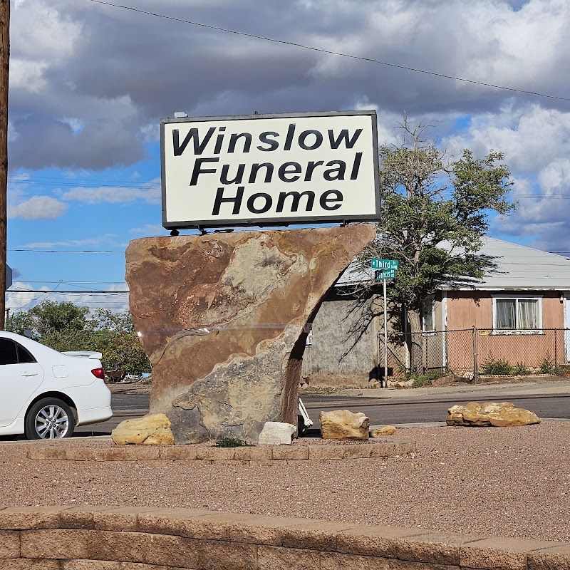 Winslow Funeral Home building in Winslow, Arizona