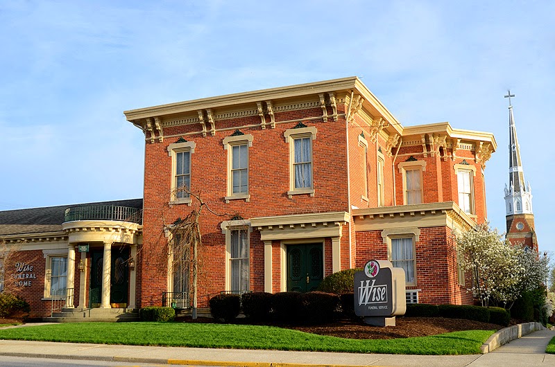 Wise Funeral Service building in Bucyrus, Ohio