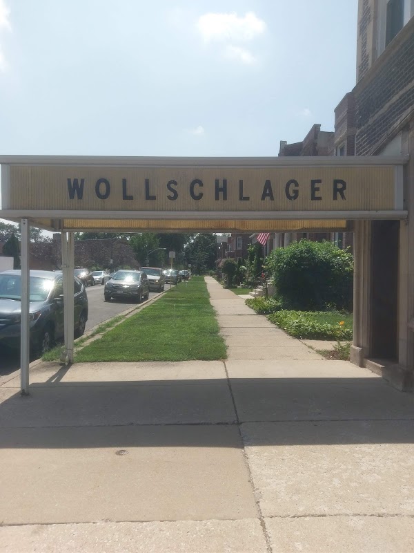 Wollschlager Funeral Home building in Chicago, Illinois