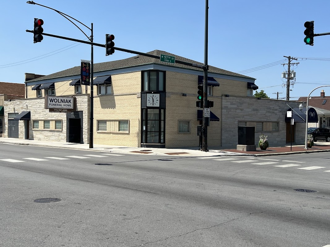 Wolniak Funeral Home building in Chicago, Illinois