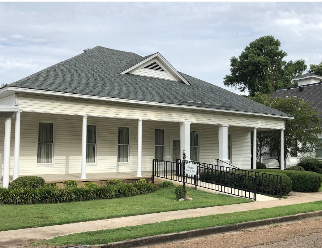Womble Funeral Home building in Charleston, Mississippi