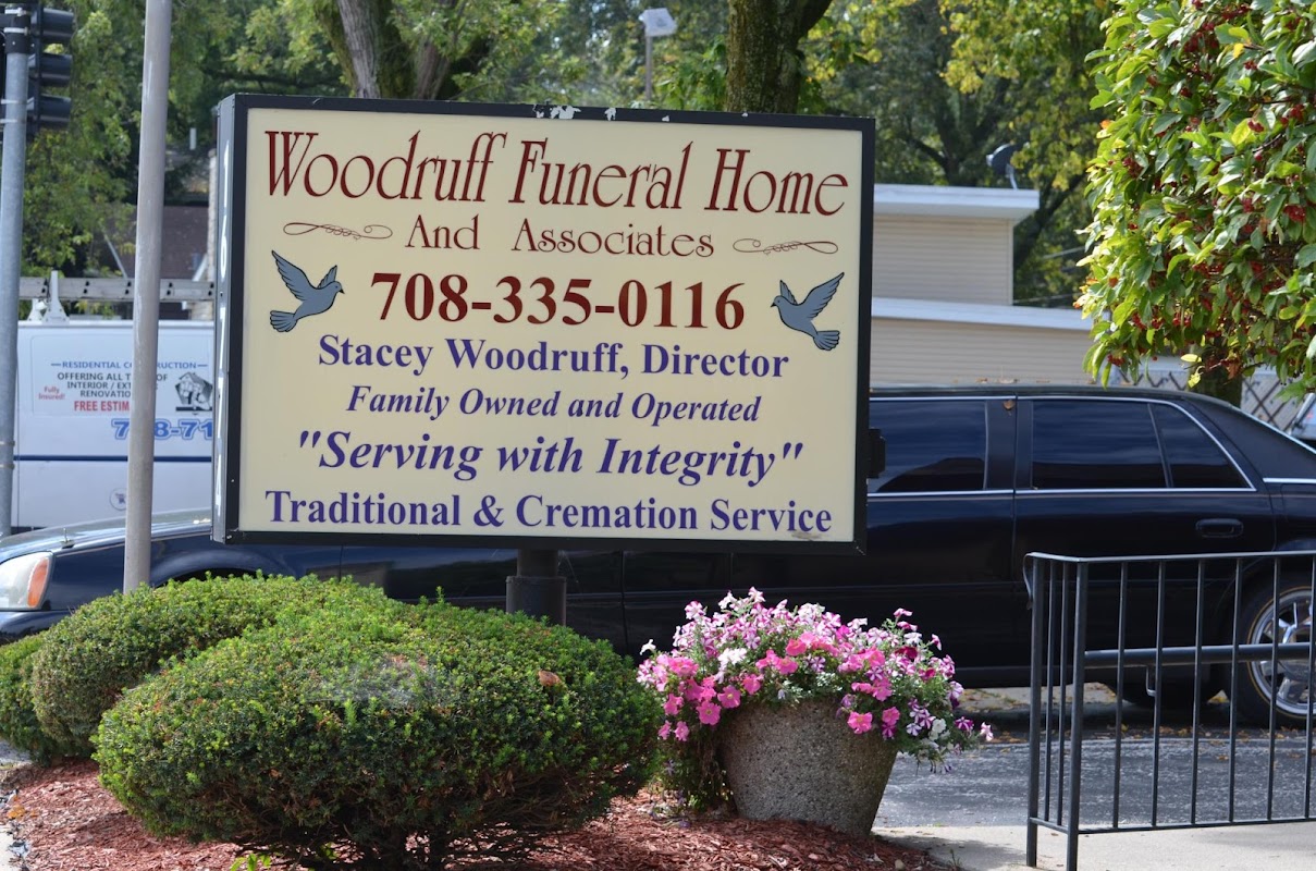 Woodruff Funeral Home building in Hazel Crest, Illinois