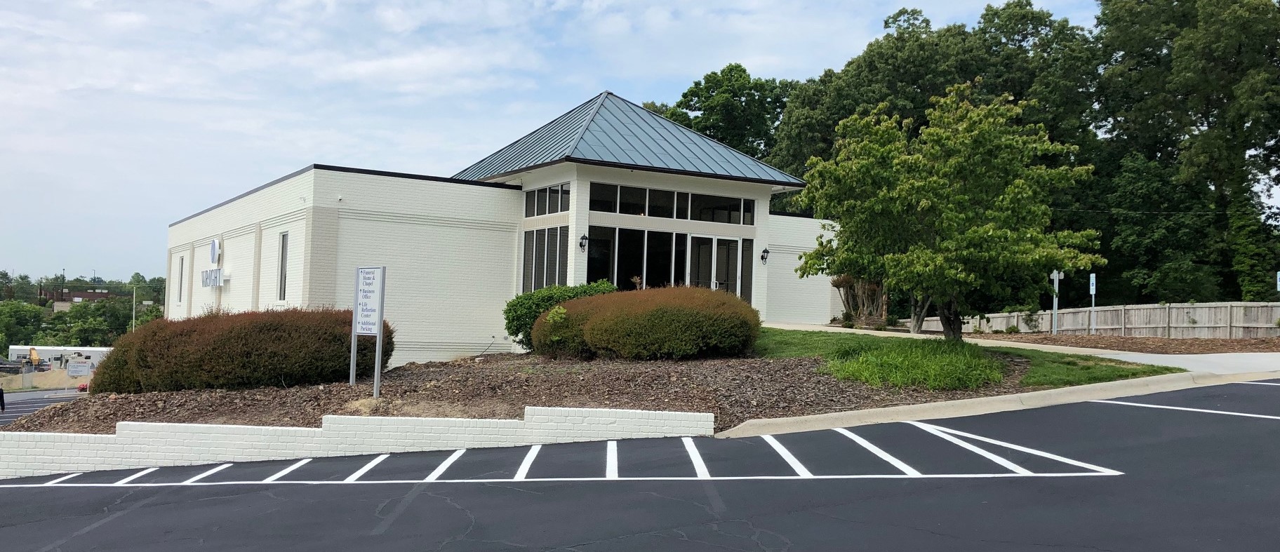 Wright Cremation & Funeral Services building in High Point, North Carolina