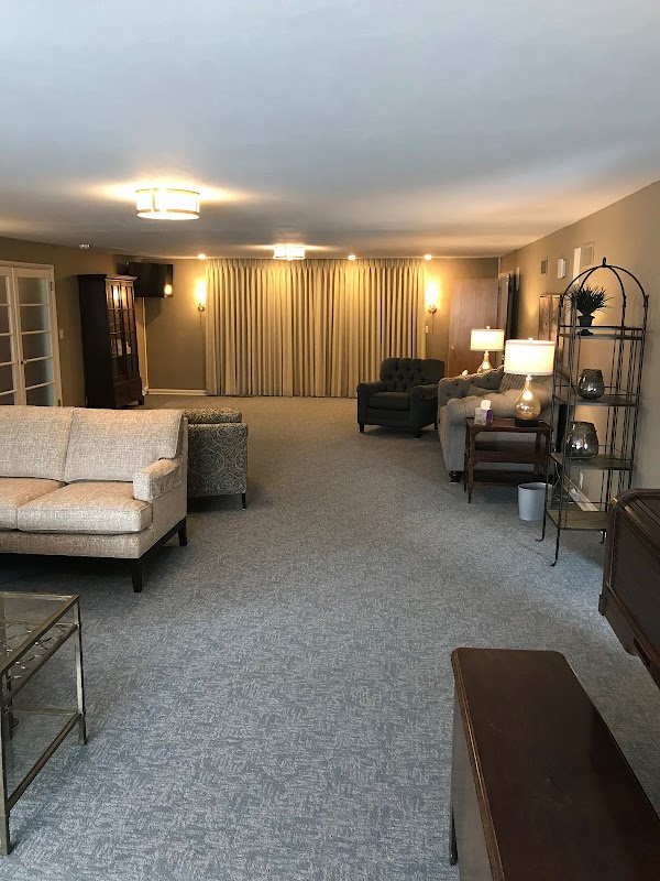 Yager-Kirchhofer Funeral Home building in Berne, Indiana