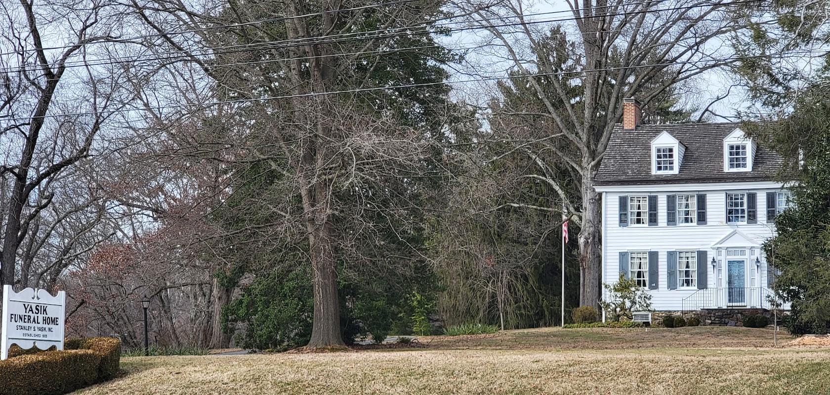 Yasik Funeral Home building in Newark, Delaware