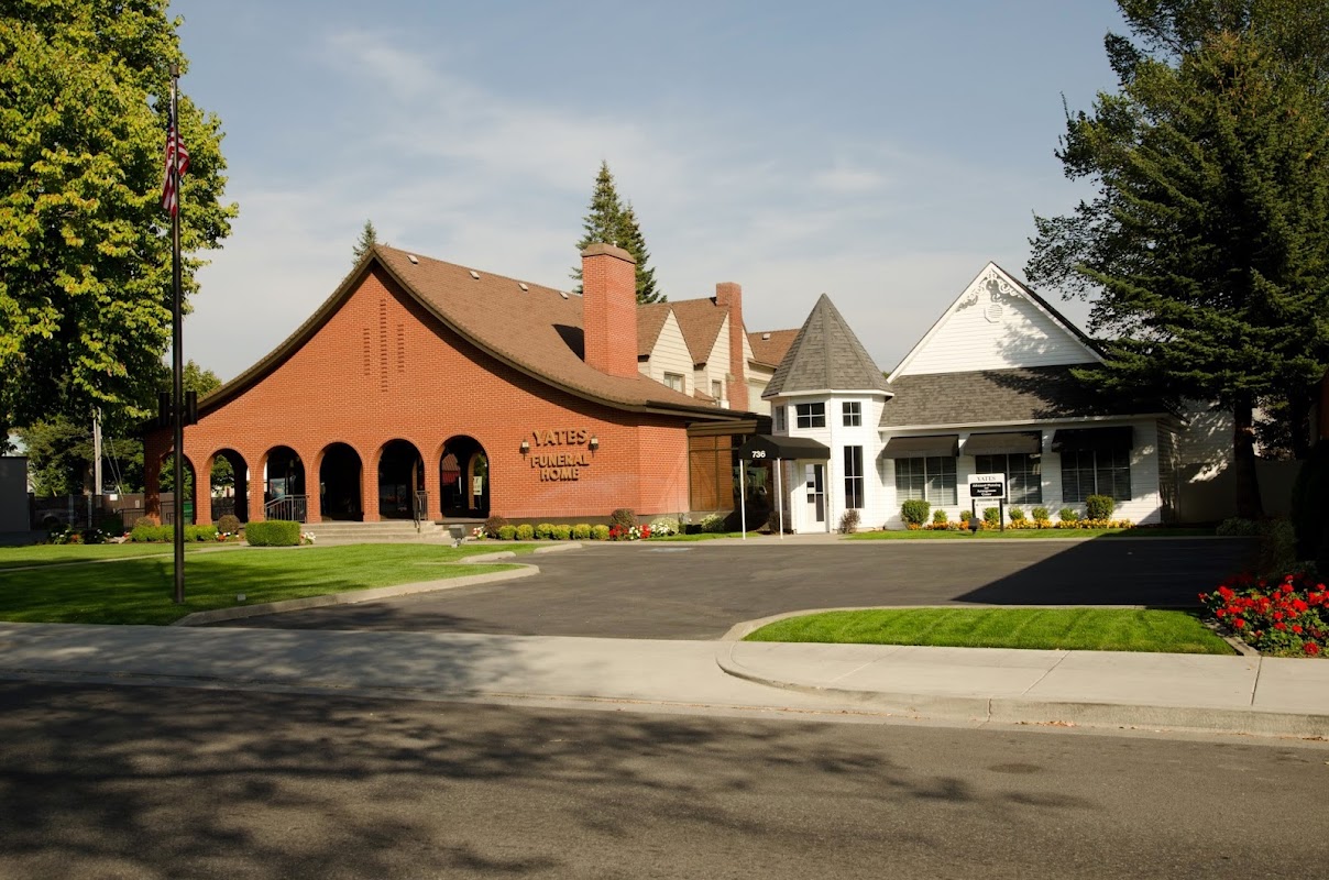 Yates Funeral Homes & Crematory building in Coeur D Alene, Idaho