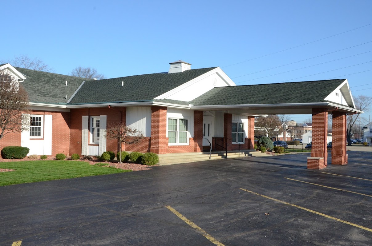 Yoder-Culp Funeral Home building in Goshen, Indiana
