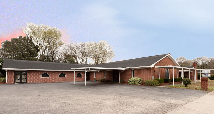 Young & Young Funeral Home building in Hartsville, South Carolina