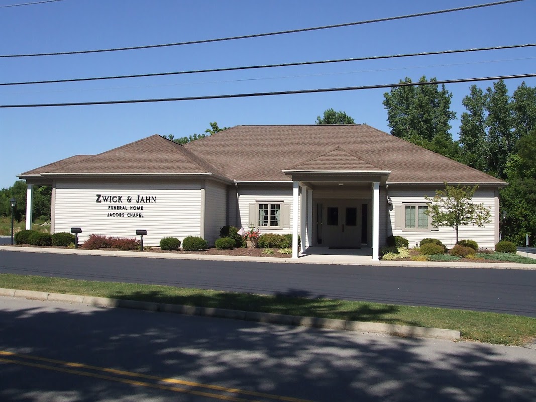Zwick & Jahn Funeral Home Jacobs Chapel building in Monroeville, Indiana